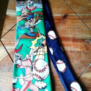Vintage Looney Tunes Mania Taz Tie